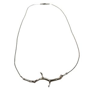 Noemi Klein silver branch necklace, 15"